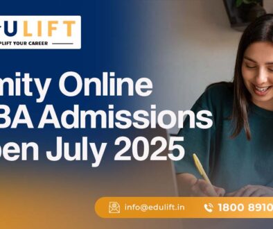 Amity Online MBA Admissions open July 2025