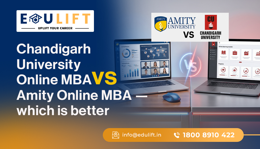 Chandigarh University Online MBA vs Amity Online MBA which is better