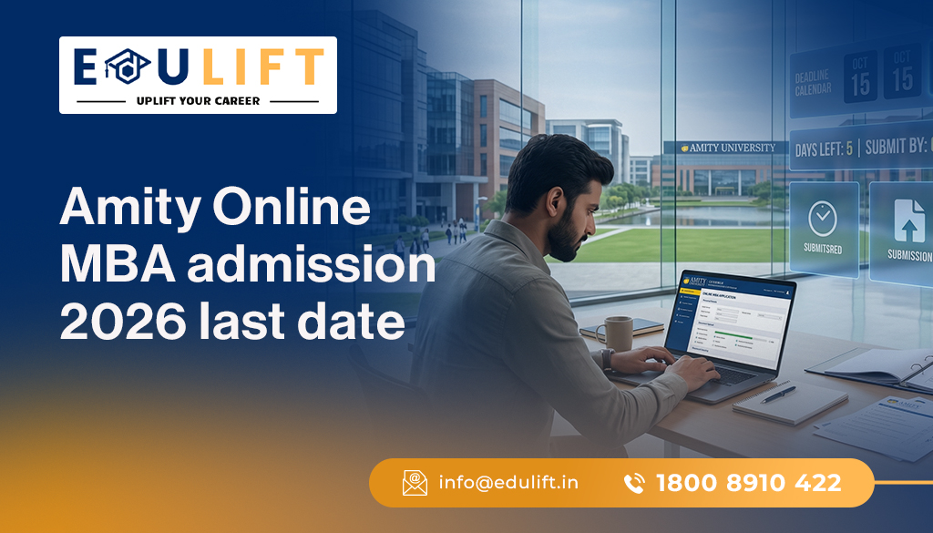 Amity Online MBA admission 2026 last date