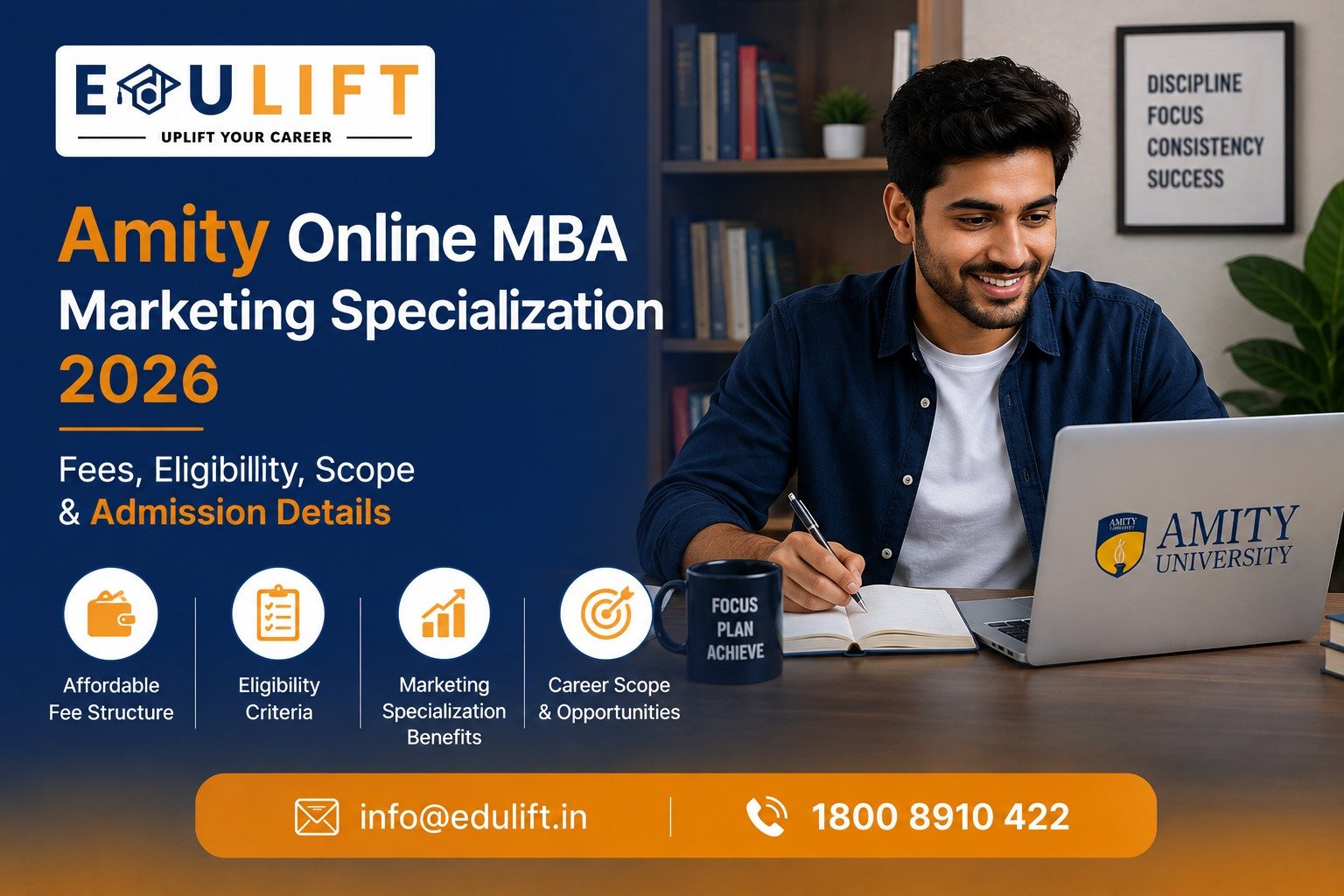 Amity Online MBA Marketing Specialization: Fees, Eligibility & Career Scope